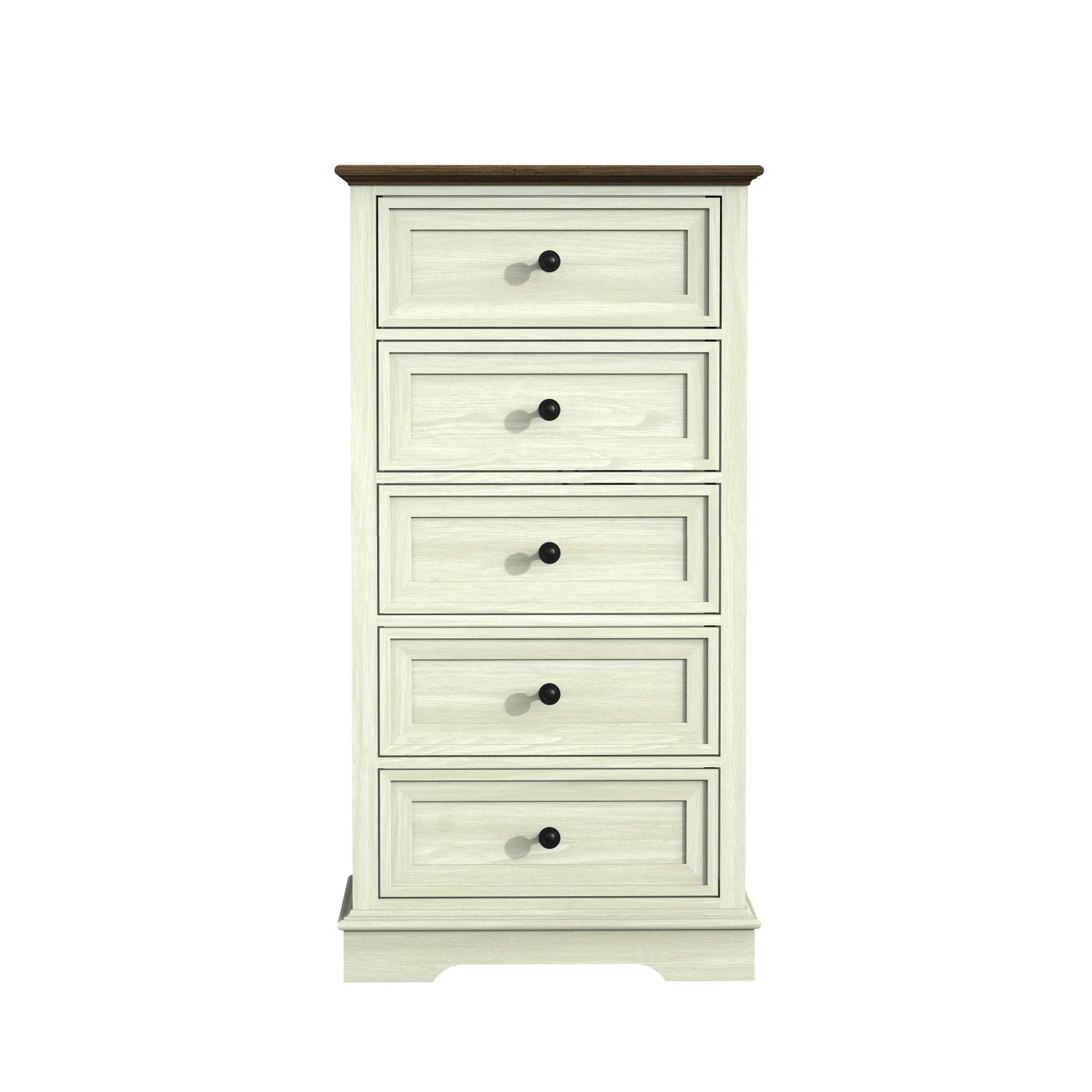 Tall Dresser for Bedroom with 5 Drawers for Closet, Chest of Drawers with Metal Handle - JM Variety Store